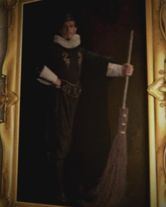 Portrait Of A Wizard With A Broomstick Harry Potter Wiki Fandom