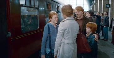 Rose Weasley z rodziną