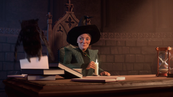 Minerva McGonagall at work