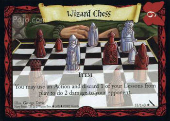 Wizard's Chess (Harry Potter Trading Card)