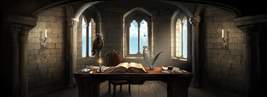 Book and Quill's tower