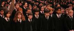 Harry Potter and first years to be sorted