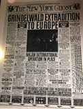 "Grindelwald Extradition to Europe" (30 May 1927 Sunrise Early Edition)