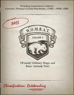 WOMBAT「優」の成績証明書