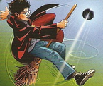 Twirl: Whirling about of the broomstick, in attempt to dodge something, usually either a player or a Bludger.