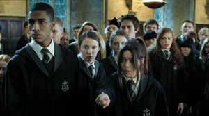 Slytherins battle