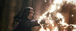 Snape Using Diasarming Spell