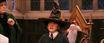 Sorting Hat Harry Potter Wiki Fandom The sorting hat does everything in the harry potter movie ought to, except read the wearer's mind. sorting hat harry potter wiki fandom