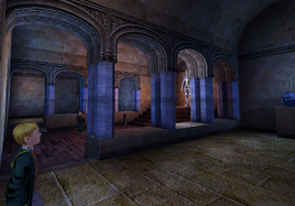 Second-floor arcade