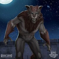 Fenrir Greyback Werewolf Form Hogwarts Mystery