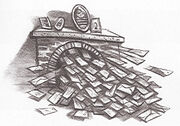 As cartas invadem a  neste dia em .