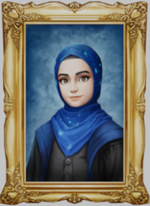 Badeea romance portrait