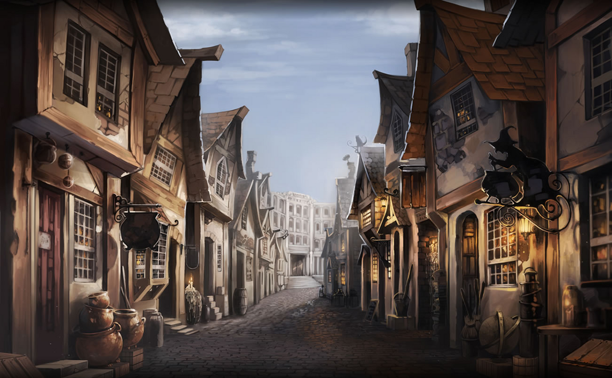 Harry Potter Diagon Alley Diamond Painting 