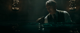 Grindelwald com seu Qillin reanimado