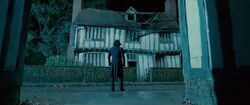 Severus Snape outside the Potter cottage DHF2
