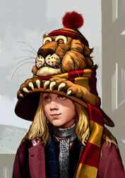 LunaLovegood WB F6 LunaWearingGryffindorLionHat Illust 080615 Port