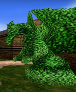 Dragon topiary