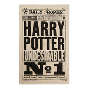 Torchon La Gazette du sorcier - Harry Potter Indésirable n°1 - £9.95