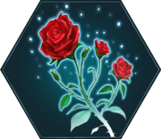 Rote Rosen mit Herbivicus