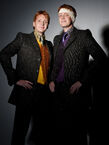 DH1 promo formal wear Fred and George