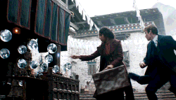 Eulalie Hicks and Theseus Scamander duelling in Bhutan SOD