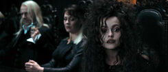DH1 Lucius Malfoy, Narcissa Malfoy and Bellatrix Lestrange