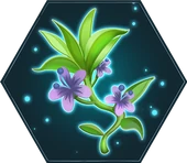 Fiori di erba fondente