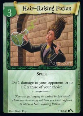 Hair-Raising Potion (Harry Potter Trading Card)