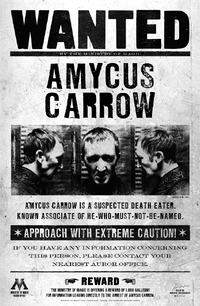 Amycus Carrow wanted poster