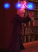 Garrick Ollivander casting the Knockback Jinx PSG PS2