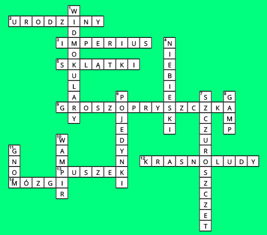 Krzyzowka26 rozwiazanie