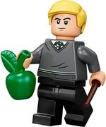 Malfoy como uma minifigura LEGO (sexto ano)