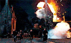 Battle of Hogwarts explosions