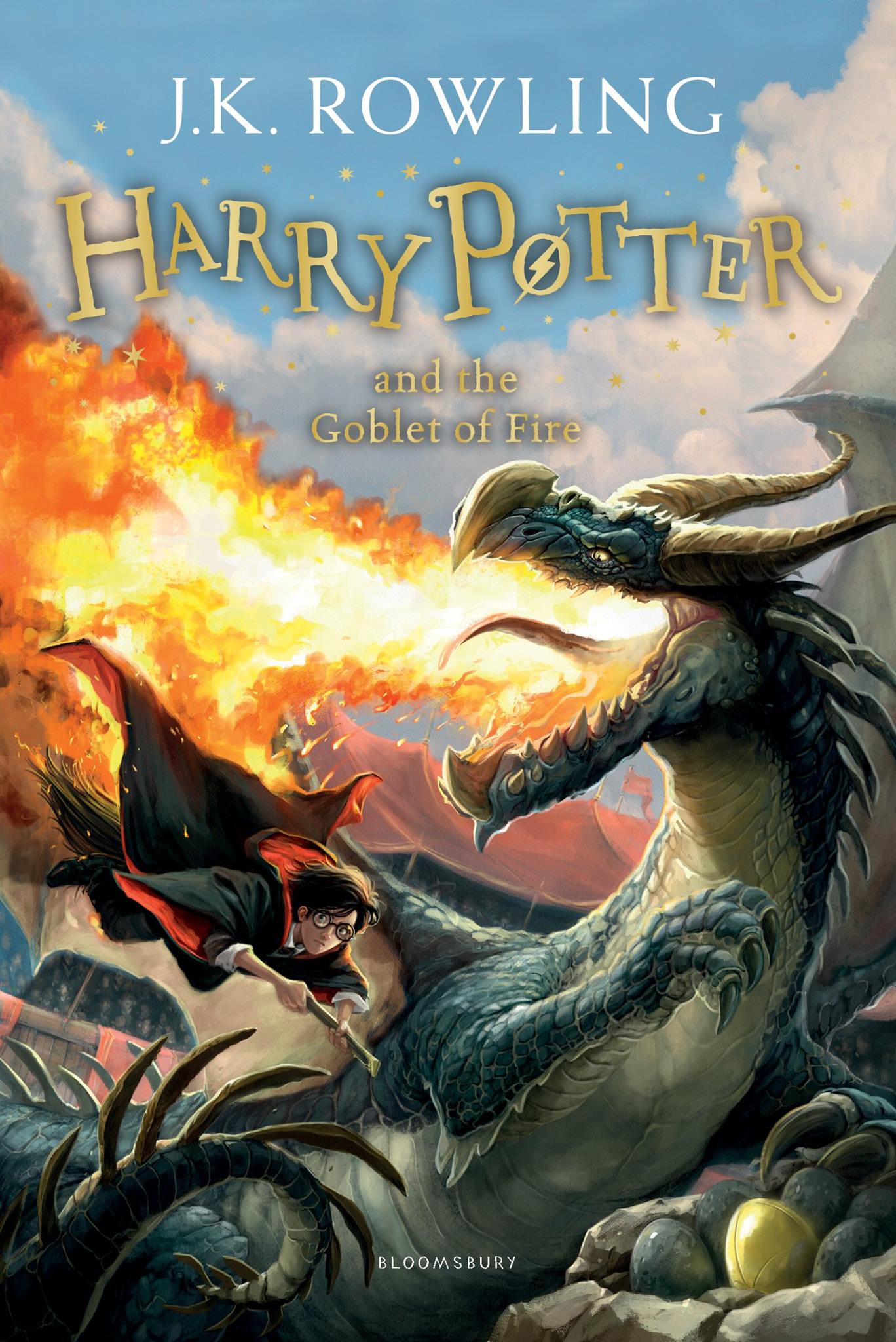 Harry potter 4, dragon, harry potter magic, the goblet of fire, HD