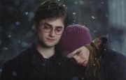 Harry + Hermine am Potter-Grab