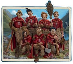 Wigtown Wanderers (Quidditch Through the Ages 2017, Jonny Duddle illustrations)