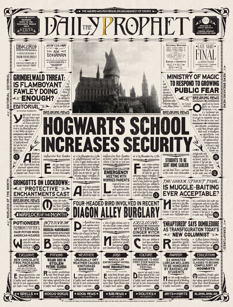 Harry Potter Hedwig Puzzle – The Daily Prophet