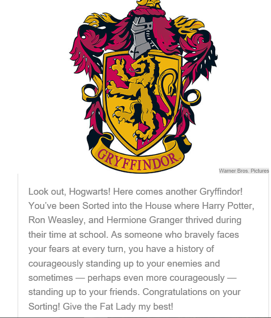 User blog:Big Brother 99/Harry Potter house quiz | Harry Potter | Fandom