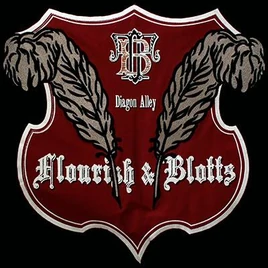 Flourish and Blotts sign