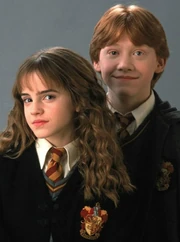 Hermione e Ron da piccoli