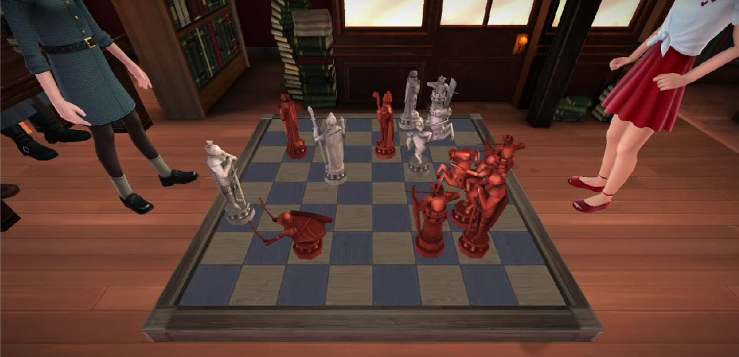 chess game Harry Potter Style