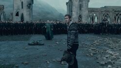 Neville confronts Voldemort