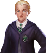 Draco, conforme sua representação, em Harry Potter: Puzzles & Spells