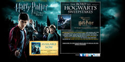 The Road to Hogwarts Sweepstakes promotional poster