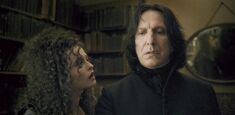 Bellatrix Lestrange and Severus Snape