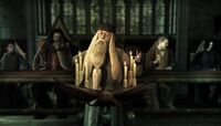 Dumbledore's start-of-term speech HBPG