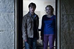 Harry and Luna at Ravenclaw Tower