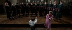 Umbridge inspecting Flitwick