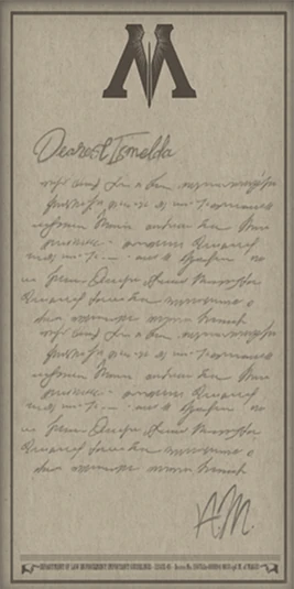 Annalena letter to Ismelda