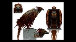 Concept art for the  of Fawkes on a 